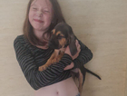 puppy  green