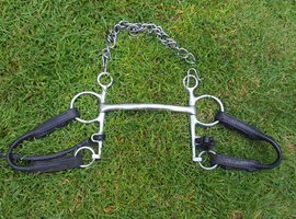 Pelham steel straight bar bit