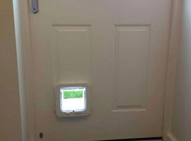Cat Flap Fitting