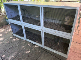 Triple Bird Breeding Cages x2
