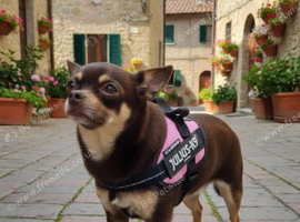Tan and black female chihuahua