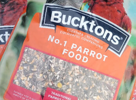3 sacks of Buxtons parrot no. 1