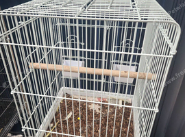 Small bird cage with stand