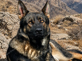 Working line german shepherd big boned