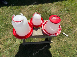 Drinker & Feeder Accessories sold as set of 3