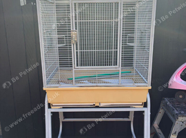 Large cage and stand