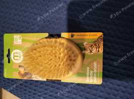 Bamboo dog brush