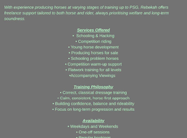 Freelance Coach & Rider