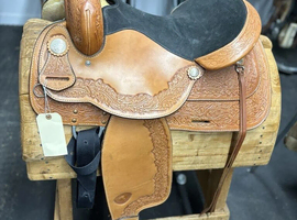 Tex Tan All Around Western Saddle 16&rdquo; &ndash; Very Good Condition &ndash; &pound;350