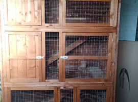 3 tier hutch for sale with ramps