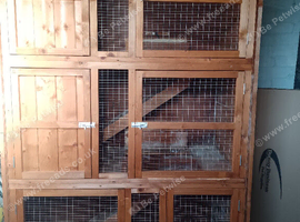 3 tier hutch with ramps