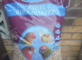 Cockatail and parakeet food