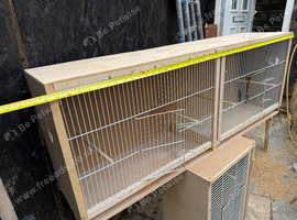 Double breeding cages for budgies and small birds