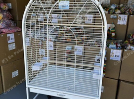 Parrot-Supplies Daytona Top Opening Parrot Cage White