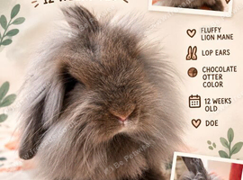 Mini lop , lion heads , Netherlands dwarfs ,lion lop