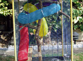 Ferplast tall cage & accessories