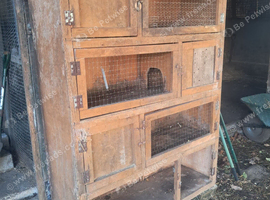 6ft x 4ft bank of hutches