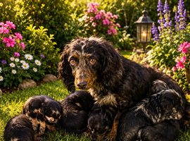 beautiful schnauzer cross puppys