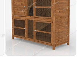 Home and Roost. Sandhurst double Hutch and XL 12ft popcorning run for sale