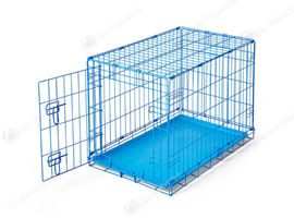 New unopened blue dog crate