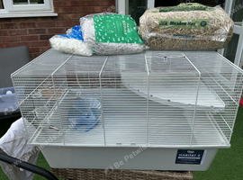 Hamster/guinepig cage complete