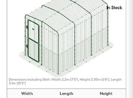 Large Omlet Walk in Run / Animal Enclosure