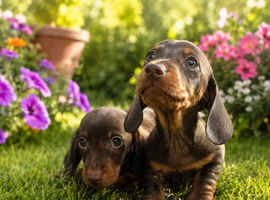 mini dachushund 3 males