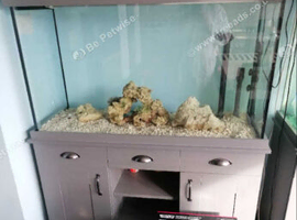 Flugal Shaker 252L-Aquarium and Cabinet350-Slate Grey