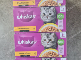 WHISKAS 1PLUS POULTRY FEASTS IN GRAVY