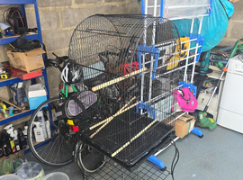Parrots cage.