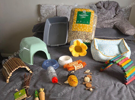 Small animal accessories and food