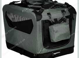 Medium Canvas Pet Carrier with metal frame