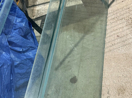4Ft bare glass tank