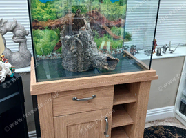 Large Fish Tank with Cabinet Stand