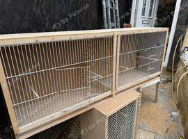 Double breeding cages for budgies and small birds