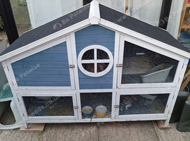 5ft Rabbit Guinea Pig Small Animal Hutch And Run - Can Dismantle for Transport.