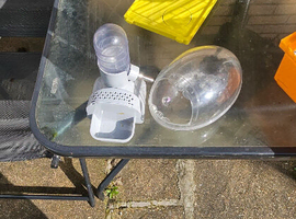 Hamster cage with accessories