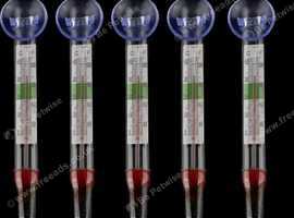 X1 Aquarium Fish Tank Thermometer Glass Meter Water Temperature Gauge Suction Cup