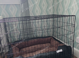 Brand new xl dog cage and bed