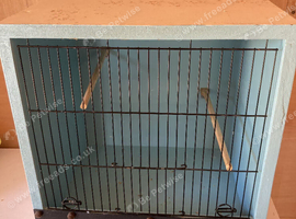 Finch Canary Single Bird Breeding Box Holding Cage