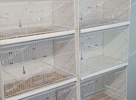 2GR Plastic Italian Double Breeding Cages 90cm x 40 x 40  from &pound;60 each or full block of 4 for &pound;200