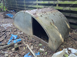 Galvanised Metal Pig Ark