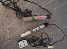2 X 25WATT AQUARIUM HEATERS