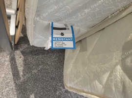 Two single beds with new mattress