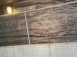 Galvanized panel 8 ft by 6 ft with steel bottom