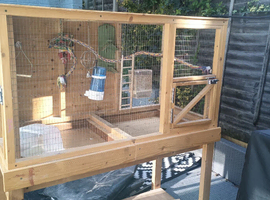 Large flight bird cage