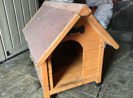 Outside dog kennel