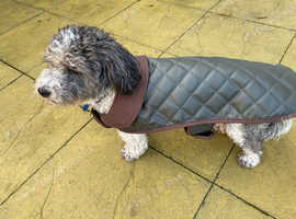 NEW ** Huntley's Quilted Wax Dog jacket. Warm, Cosy and Showerproof