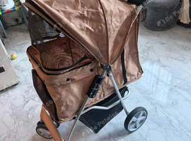 Dog stroller-pushchair
