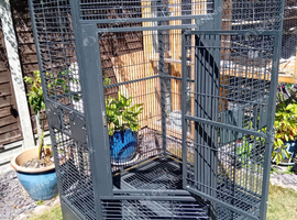Xxl corner parrot cage